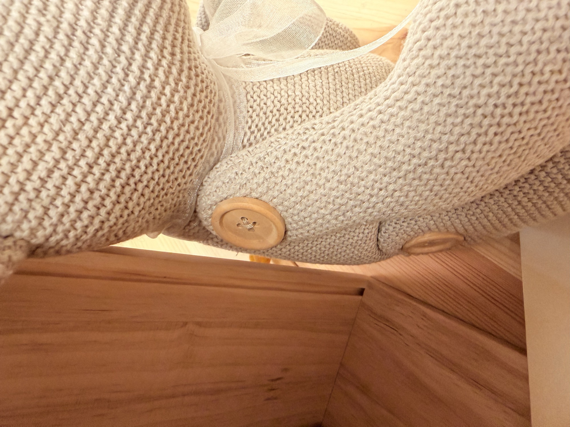 Detalle de la articulación del brazo del oso